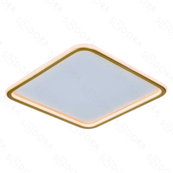 Plafon Metal Dourado e Silicone: 40 cm - Sindora DCX03117