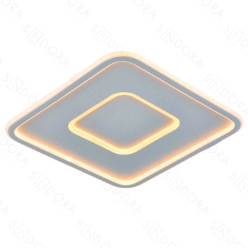 Plafon Metal Branco e Silicone 40 cm - Sindora DCX03119