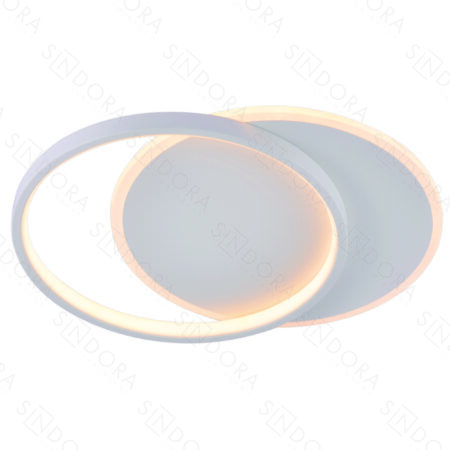 Plafon Metal Branco Acrílico e Silicone 50 cm - Sindora DCX03128