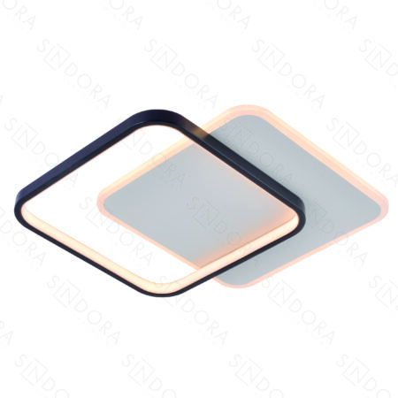 Plafon Metal Dourado Acrílico e Silicone 50 cm - Sindora DCX03130 