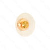 Arandela Metal Dourado e Acrílico 20×4,5CM – Sindora QB05144