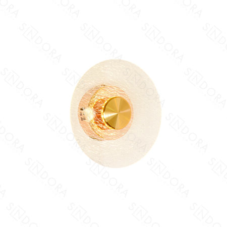 Arandela Metal Dourado e Acrílico 20×4,5CM – Sindora QB05144
