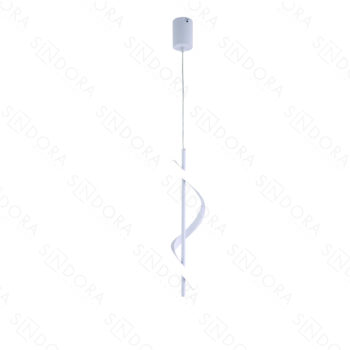 Pendente em Metal Dourado com Silicone