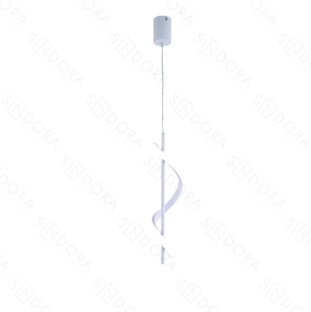 Pendente em Metal Dourado com Silicone