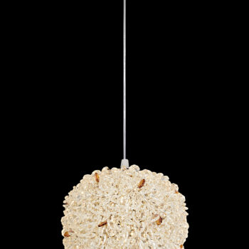 Pendente em Metal Dourado com Cristal 20CM - Sindora DCD02894