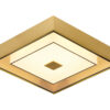 Plafon Metal Dourado e Vidro 34×9 cm - Sindora DCX015062