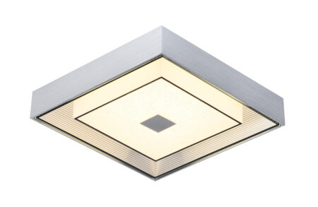 Plafon Metal Cromado com Vidro 34×9 cm – Sindora DCX015063