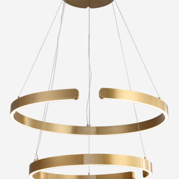 Pendente em Inox Dourado com Acrílico 44×66CM - SINDORA DCD01612