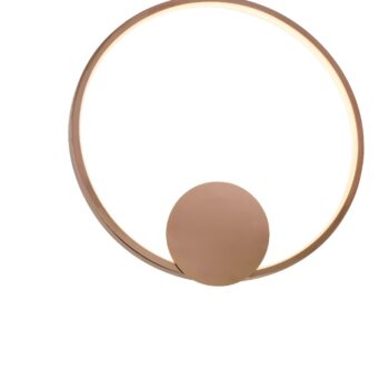 Plafon em Inox Rose com Acrílico 50CM - SINDORA DCX01273