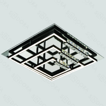 PLAFON BIVOLT METAL 50×50×13 CM - SINDORA DCX02847