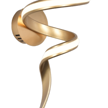 Arandela Metal Dourado e Silicone 42×24×25CM - SINDORA DCB015045