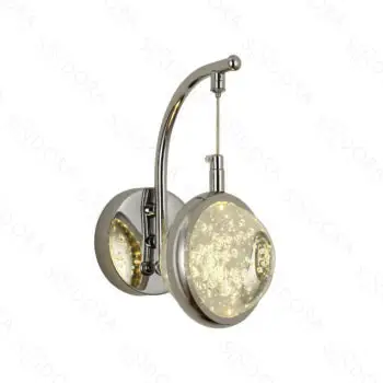 Arandela Metal Cromado com Cristal 19×12×19CM - SINDORA QB05111