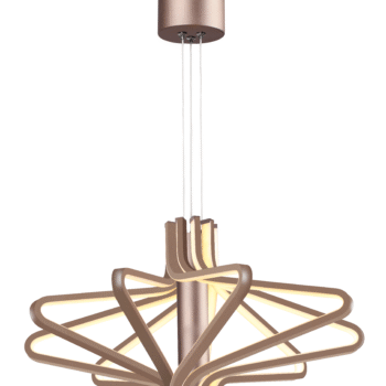 Pendente Metal Dourado Com Acrílico 61CM - SINDORA DCD01171