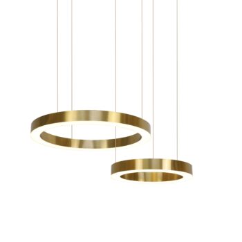 Pendente Inox Bronze Acrílico 40×60CM - SINDORA DCD01230
