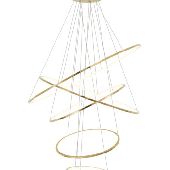 Pendente Inox Champagne e Silicone 40×60×80×100×120CM - SINDORA DCD01256