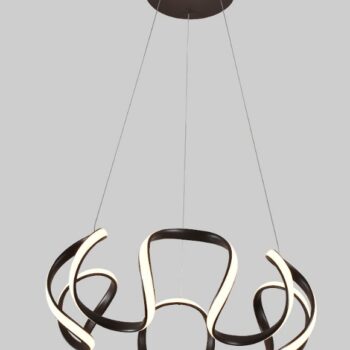 Pendente Metal Marrom 55×55×25CM - SINDORA DCD015009
