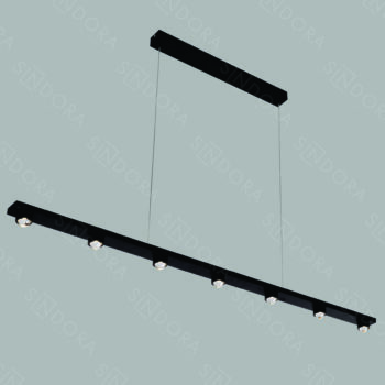 Pendente Metal Preto 130×5CM - SINDORA DCD02884
