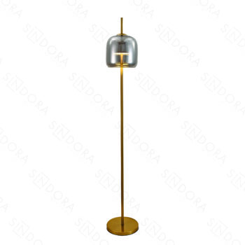 Coluna Metal Bronze com Vidro Fumê 25×155CM - SINDORA DCD04024