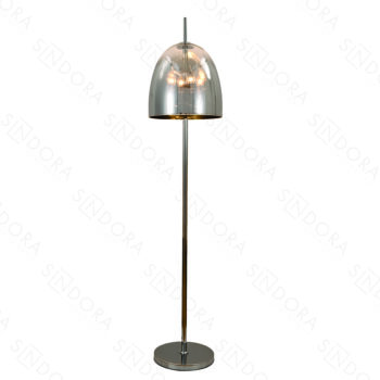 Coluna Metal Cromado com Vidro Cromado 33×155CM - SINDORA DCD04105