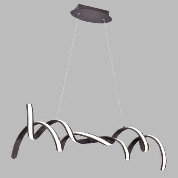 Pendente Metal Marrom Com Silicone 100×22CM - SINDORA DCD015047