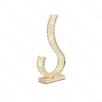 Arandela Metal Cromado com Cristal 23X51CM - SINDORA DCT02908