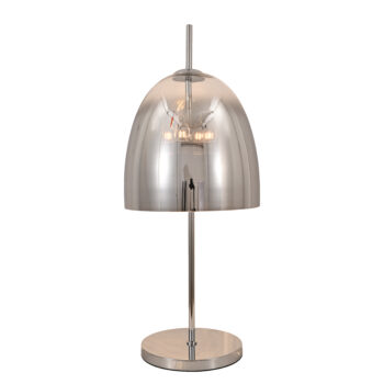 Abajur Metal Cromado com Vidro Cromado 33×80CM - SINDORA DCT04103