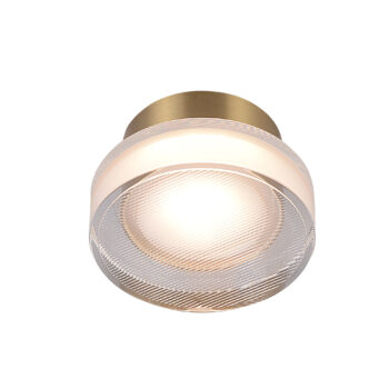 Arandela em Metal Dourado com Acrílico 13,5×8CM - SINDORA QB05205