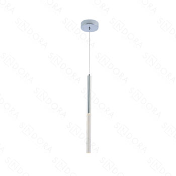 Pendente em Metal Cromado com Cristal 58,5×3,5CM - SINDORA QD05214
