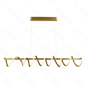 Pendente Metal Dourado Com Silicone 120CM - SINDORA QD05368