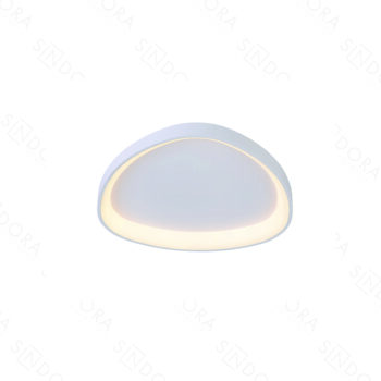 Plafon Metal Branco E Acrílico 42×6,5CM - SINDORA QX05623