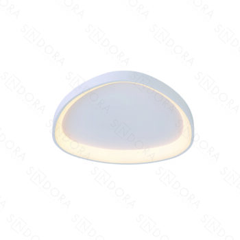 Plafon em Metal Branco com Acrílico 52×6,5CM - SINDORA QX05625
