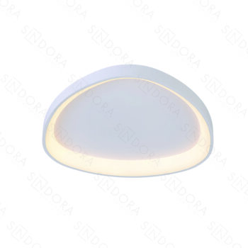 Plafon Metal Branco E Acrílico 62×6,5CM - SINDORA QX05627