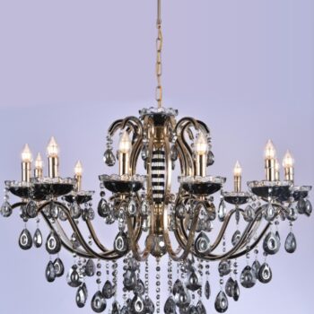 Pendente em Metal com Cristal 90×75CM - SINDORA DCD00481-12